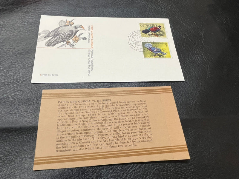 Papua New Guinea Birds FDC
