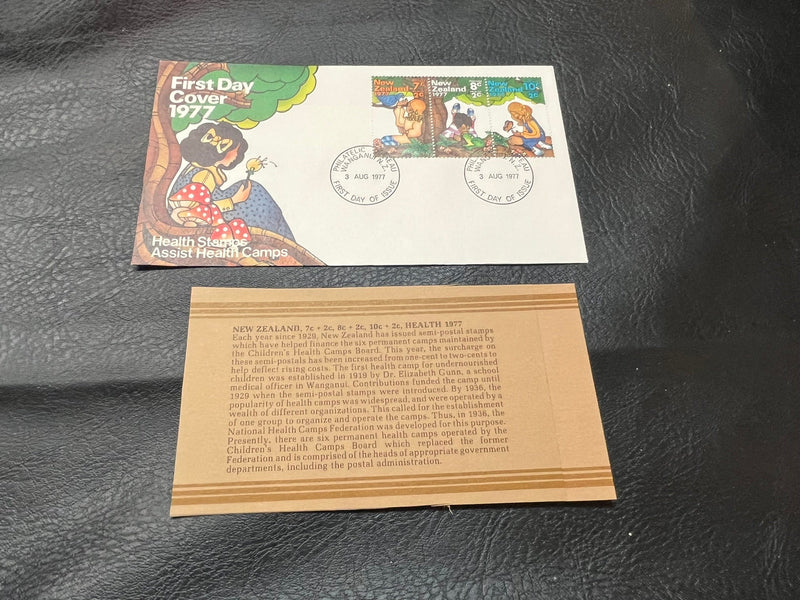 New Zealand - "Health 1977" FDC