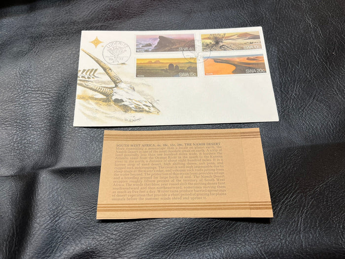 Southwest Africa  - The Namib Desert FDC
