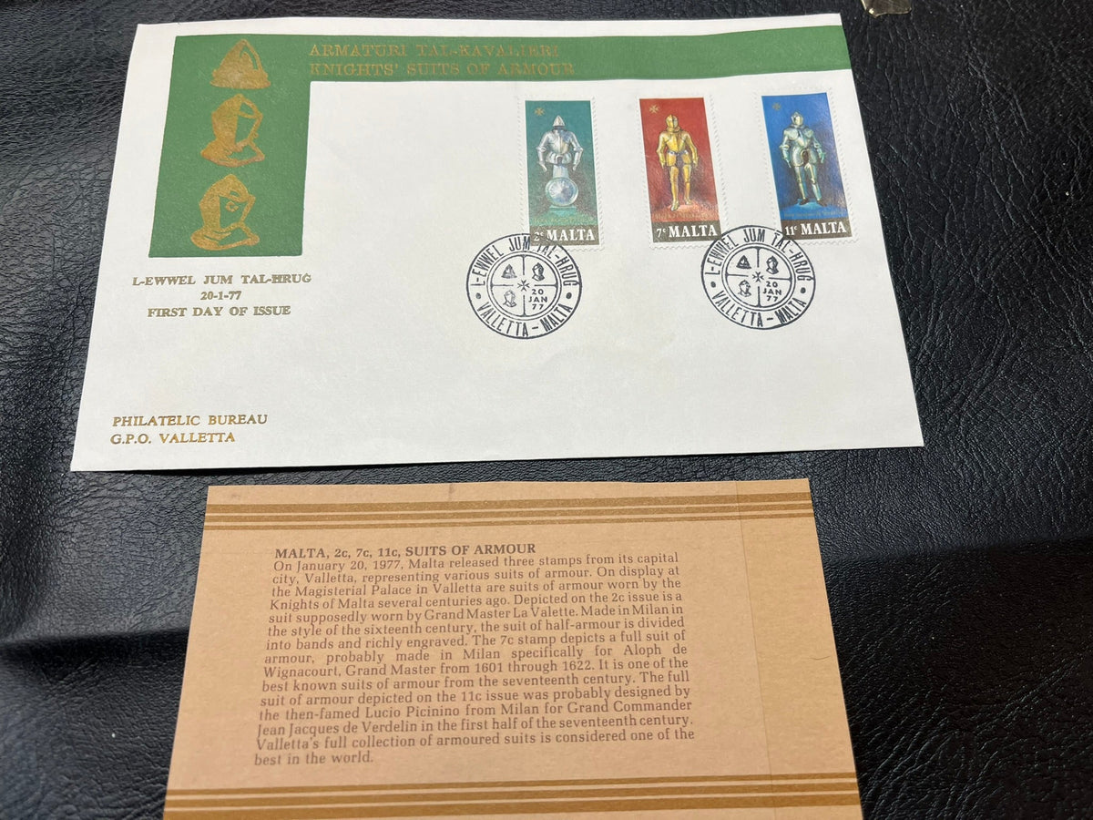 Malta - "Suits of Armour" FDC