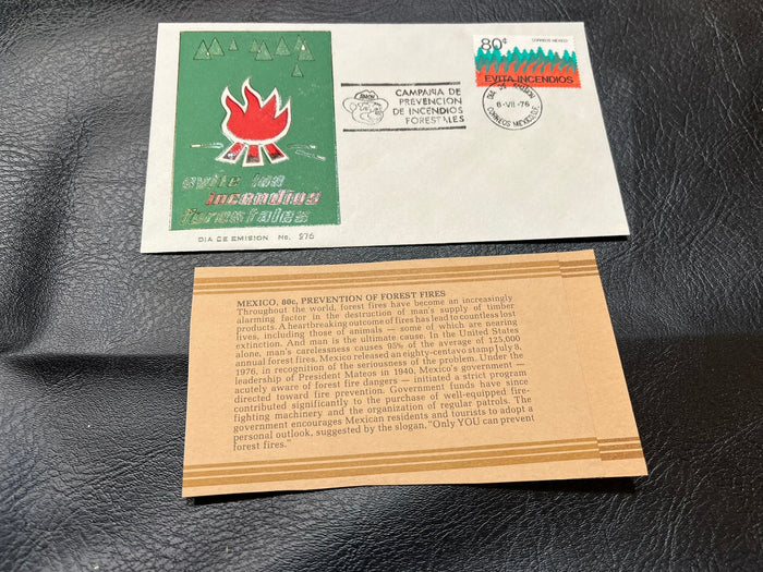 Mexico - "Prevention of Forest Fires" FDC