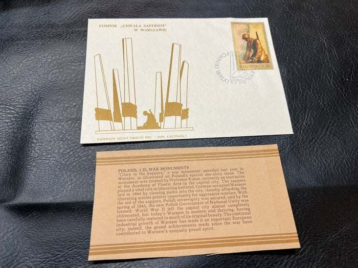 Poland - "War Monuments" FDC