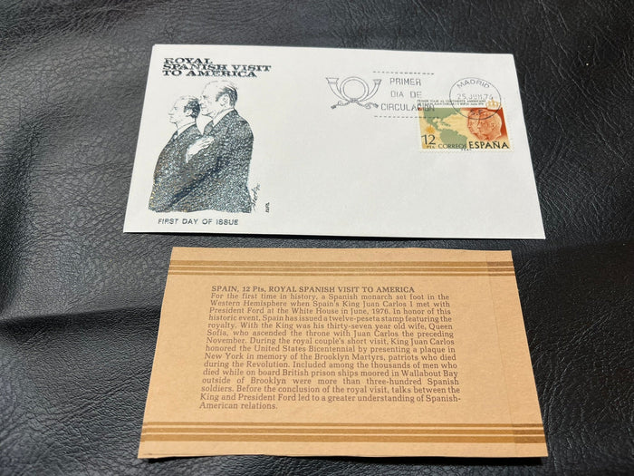 Spain - "Royal Spanish Visit to America" FDC