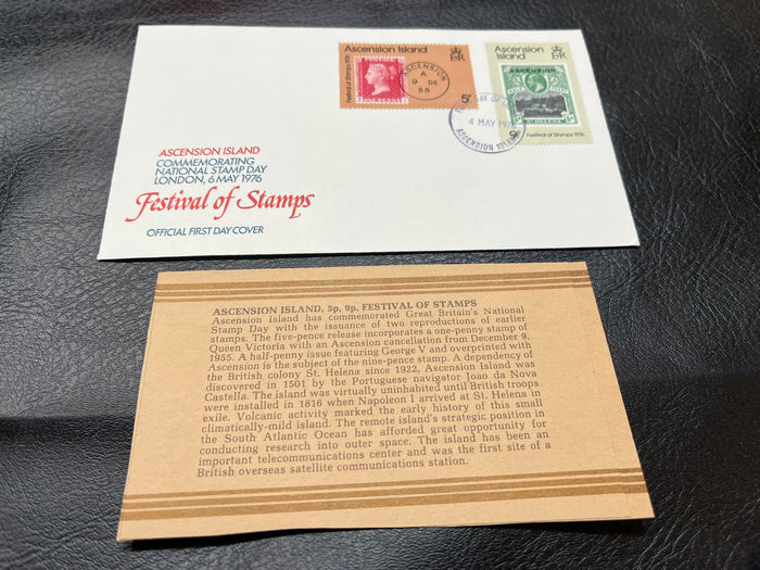 Ascension Island - "Festival of Stamps" FDC