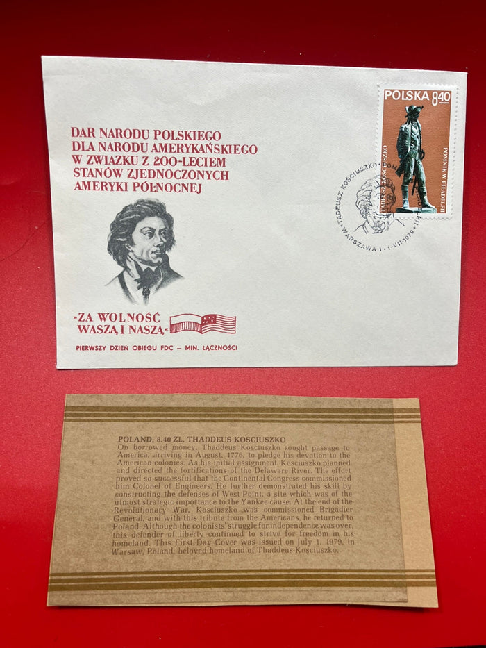 Poland - "Thaddeus Kosciuszko" FDC
