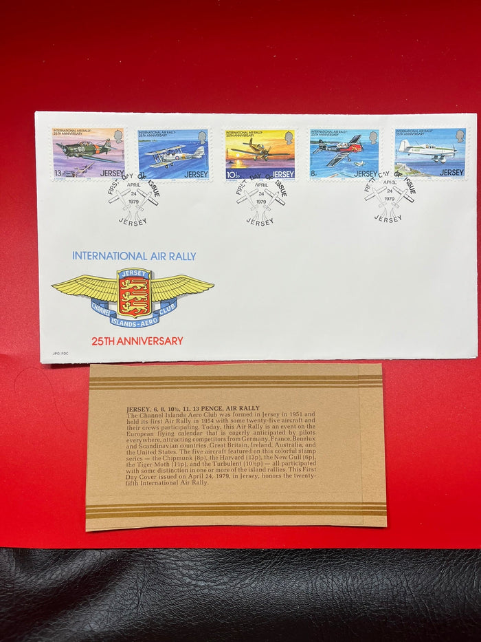 Jersey - "Air Rally" FDC.
