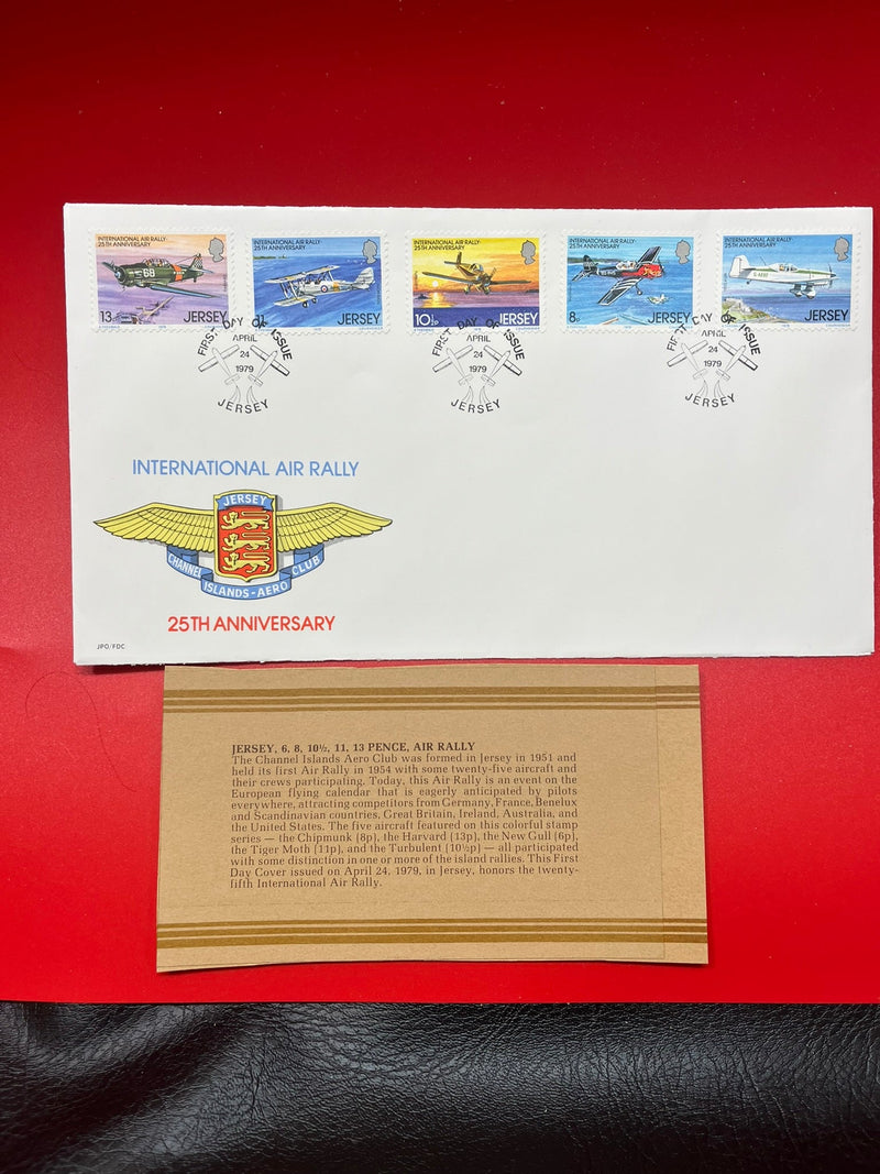 Jersey - "Air Rally" FDC.