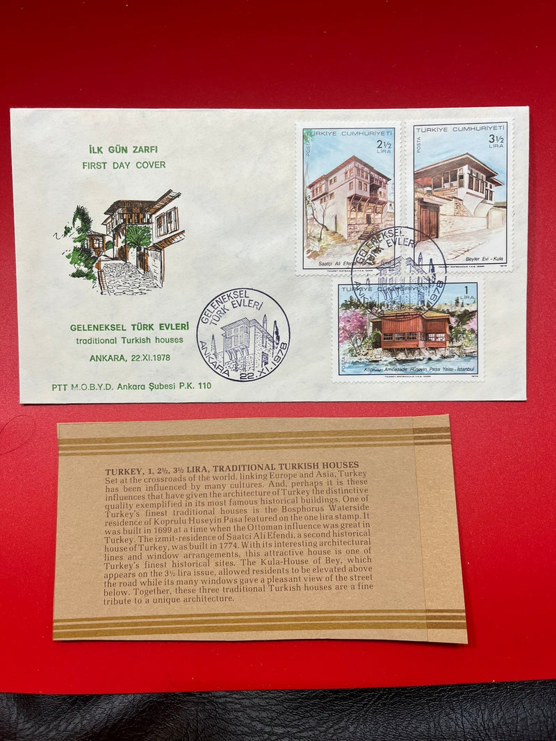 Turkey - "Traditional Turkish Houses" FDC