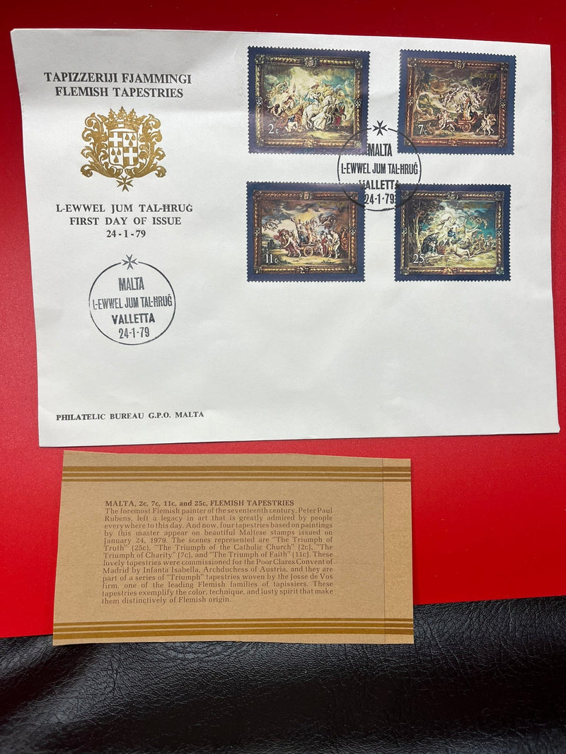 Malta - "Flemish Tapestries" FDC
