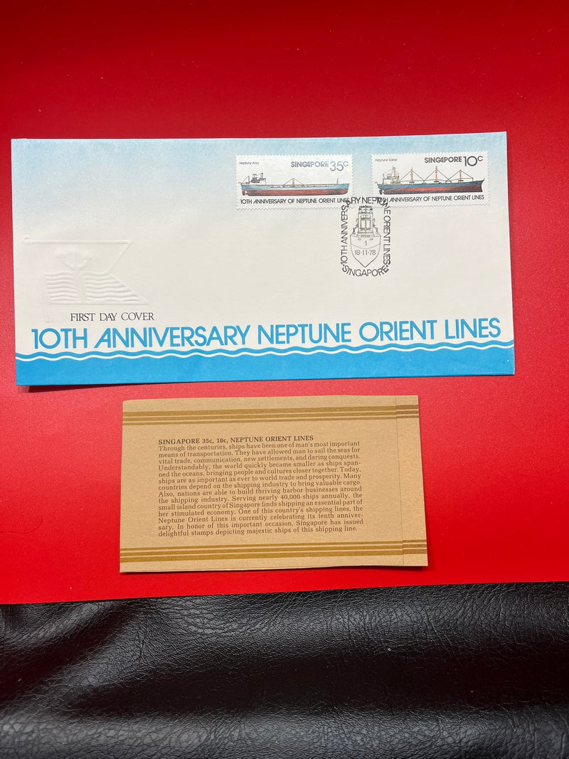 Singapore - "Neptune Lines" FDC