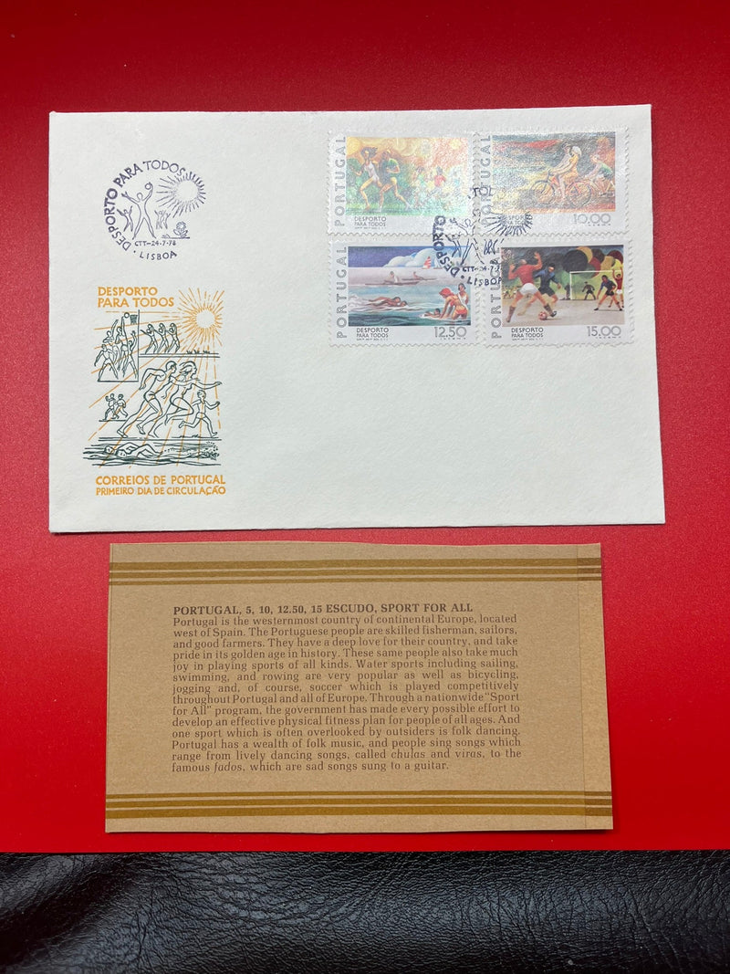 Portugal - "Escudo, Sport For All" FDC