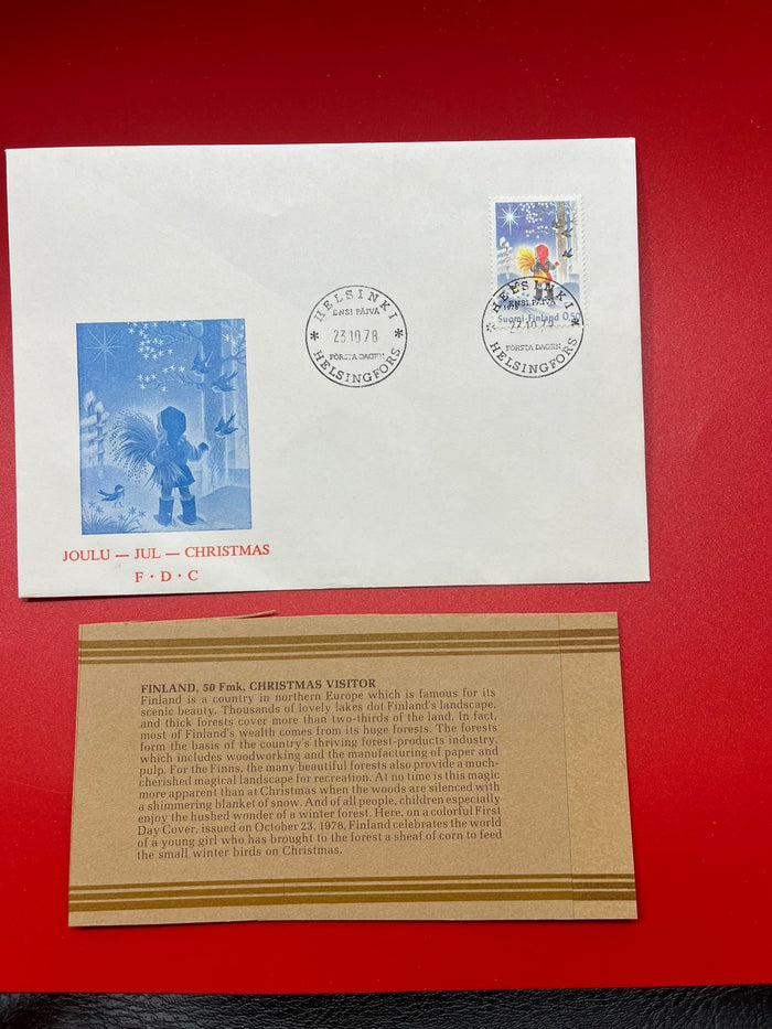 Finland - "Chriswtmas Visitor" FDC