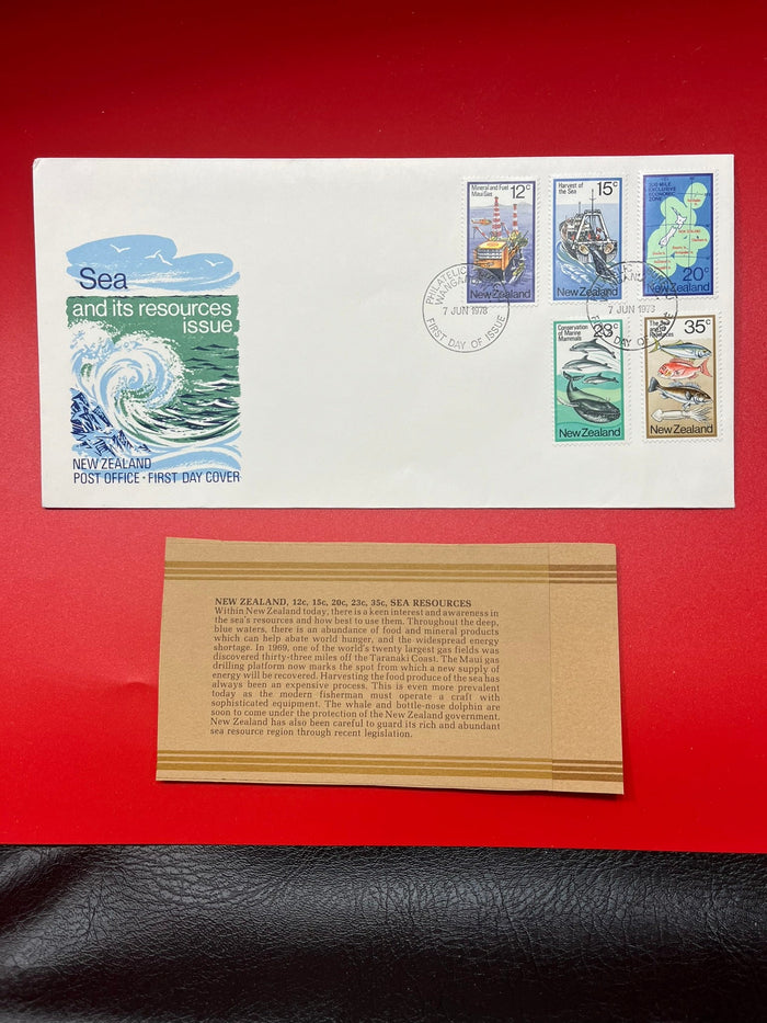 New Zealand - "Sea Resources" FDC