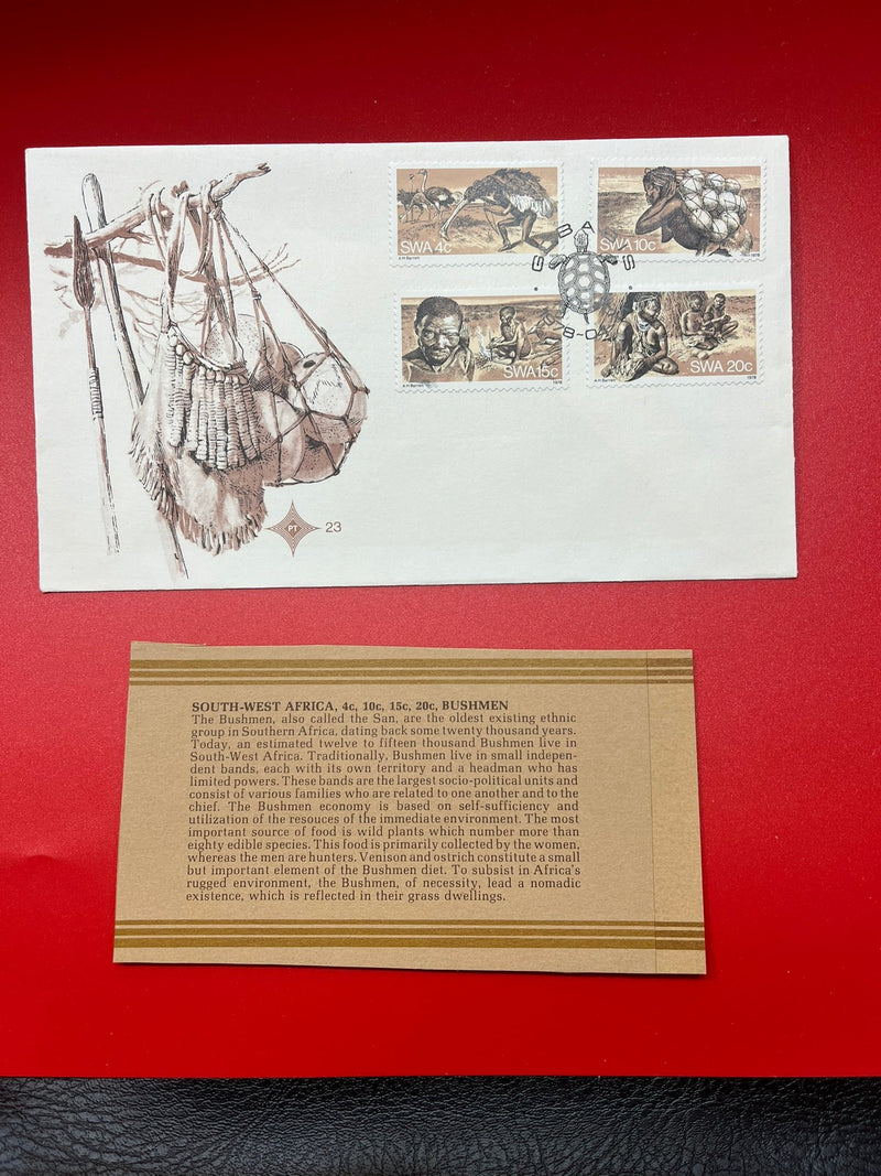 Southwest Africa - "Bushmen" FDC