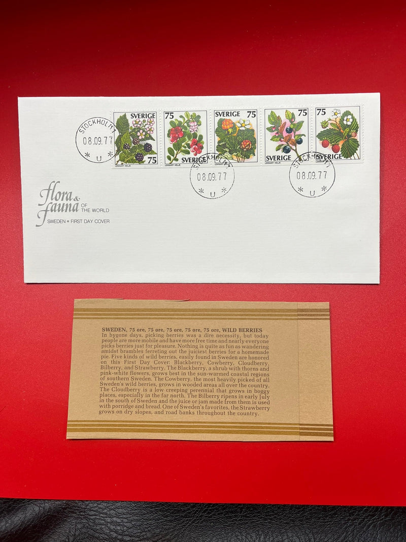 Sweden - " Wild Berries" FDC