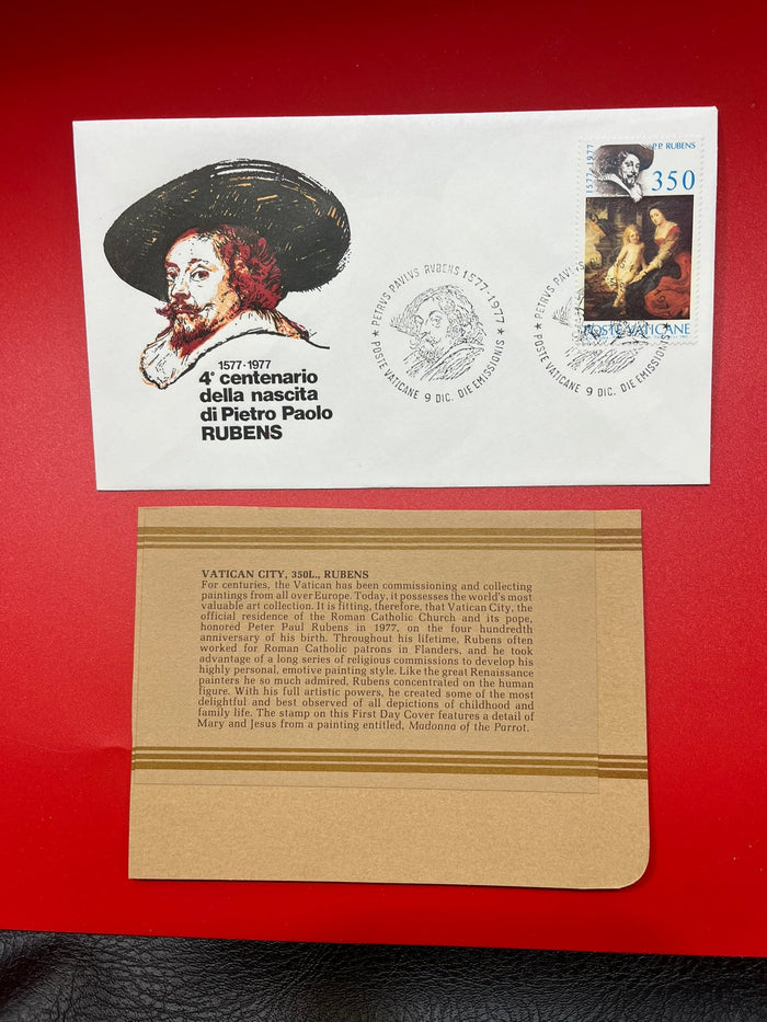 Vatican City - " Rubins Tricentennial" FDC