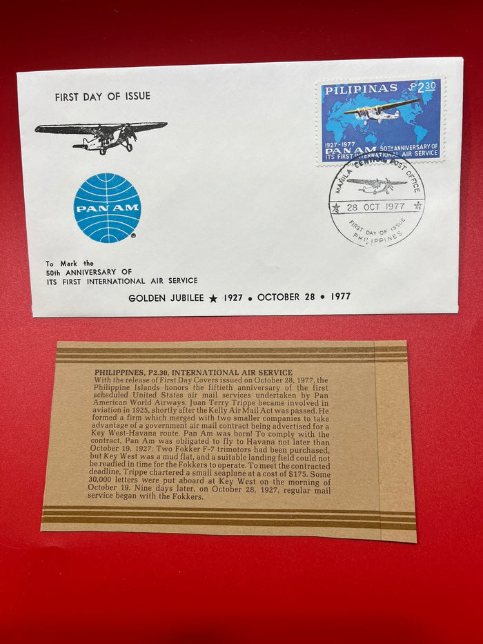 Philippines - "International Air Service" FDC