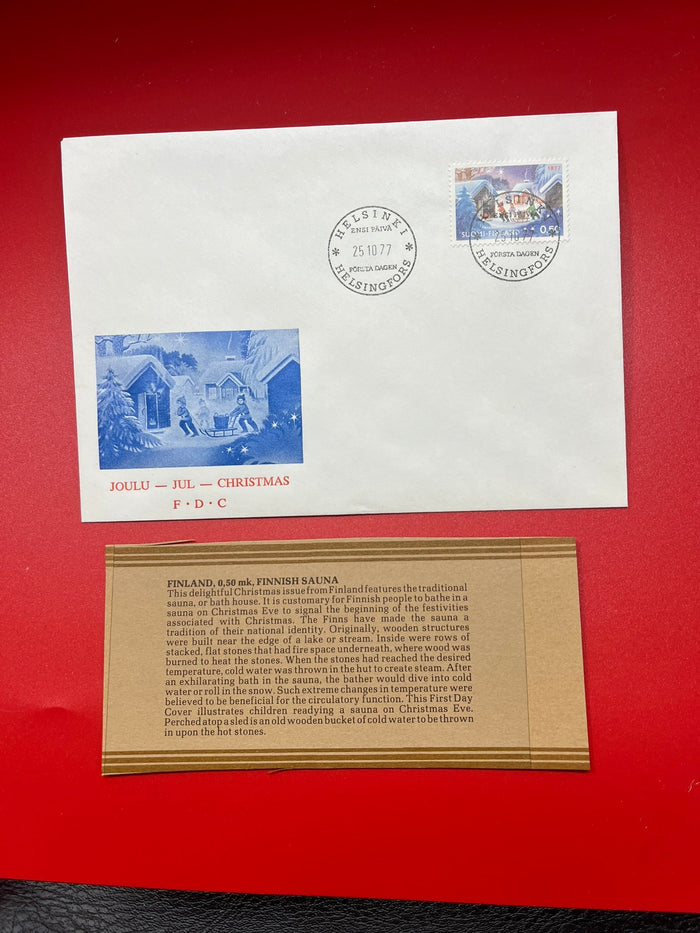 Finland - "Finnish Sauna" FDC