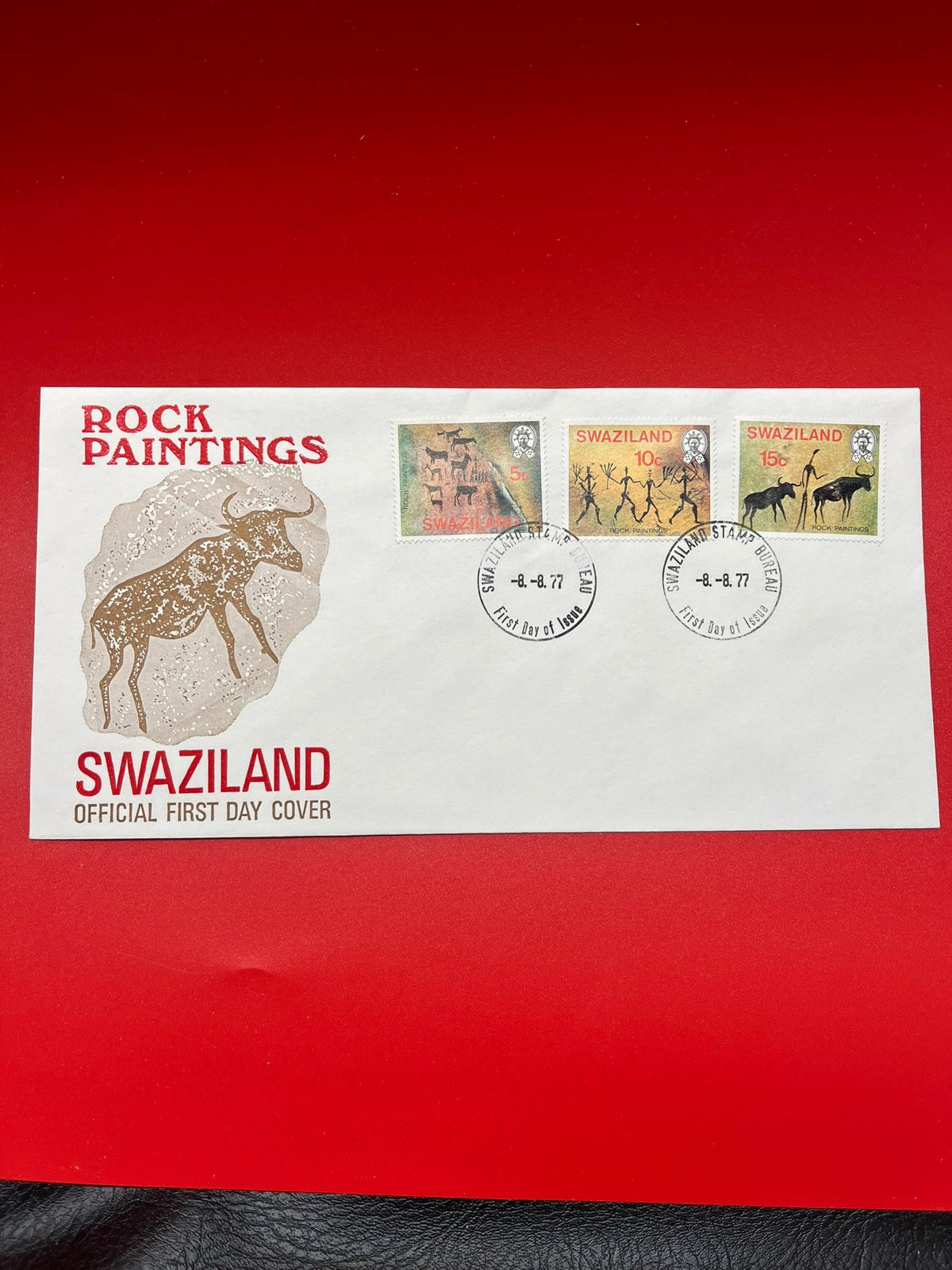 Swaziland Rock Paintings FDC