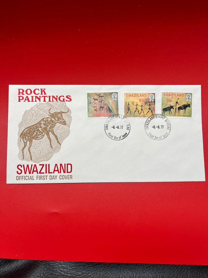 Swaziland Rock Paintings FDC
