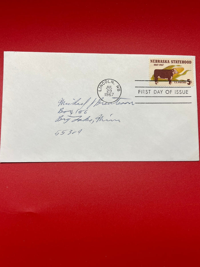 Nebraska Statehood FDC