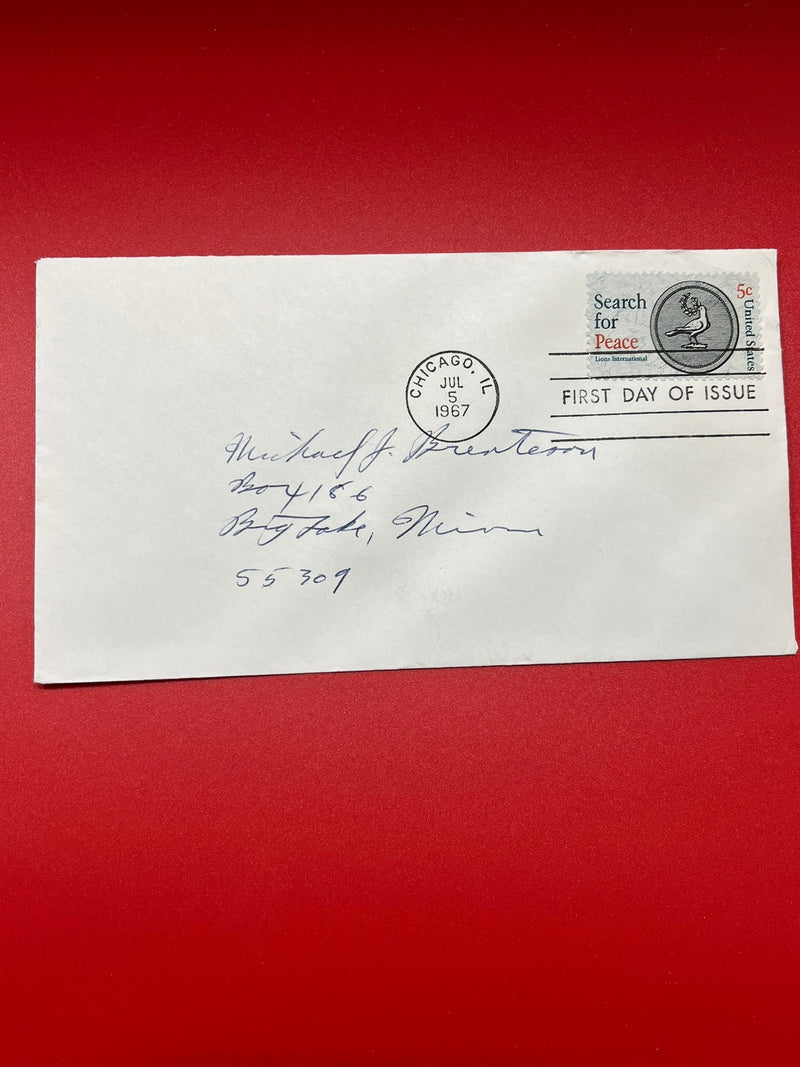 5c  SEARCH FOR PEACE  FDC