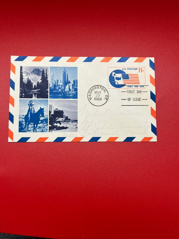 11c Visit The USA  FDC