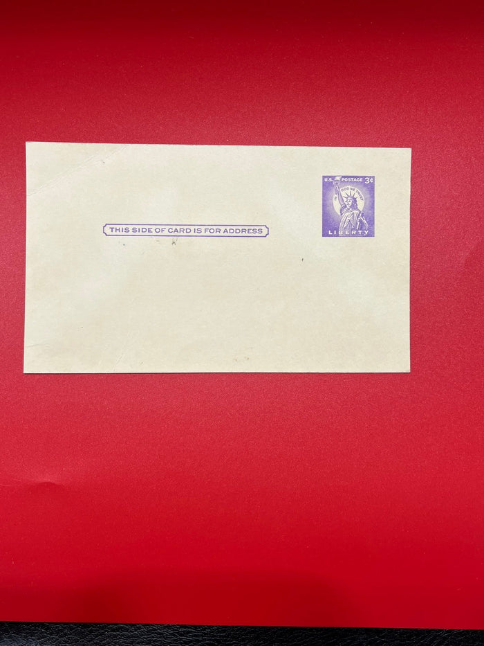 3c Liberty Postcard