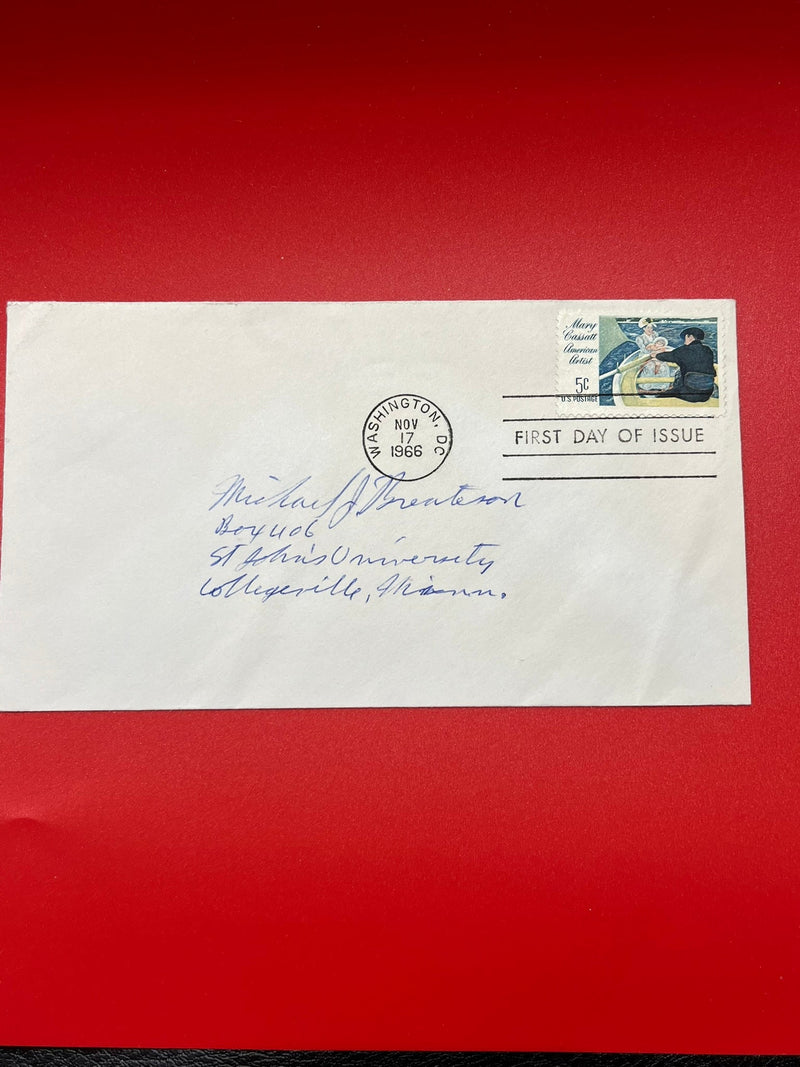 Mary Cassett 5c FDC Cachet