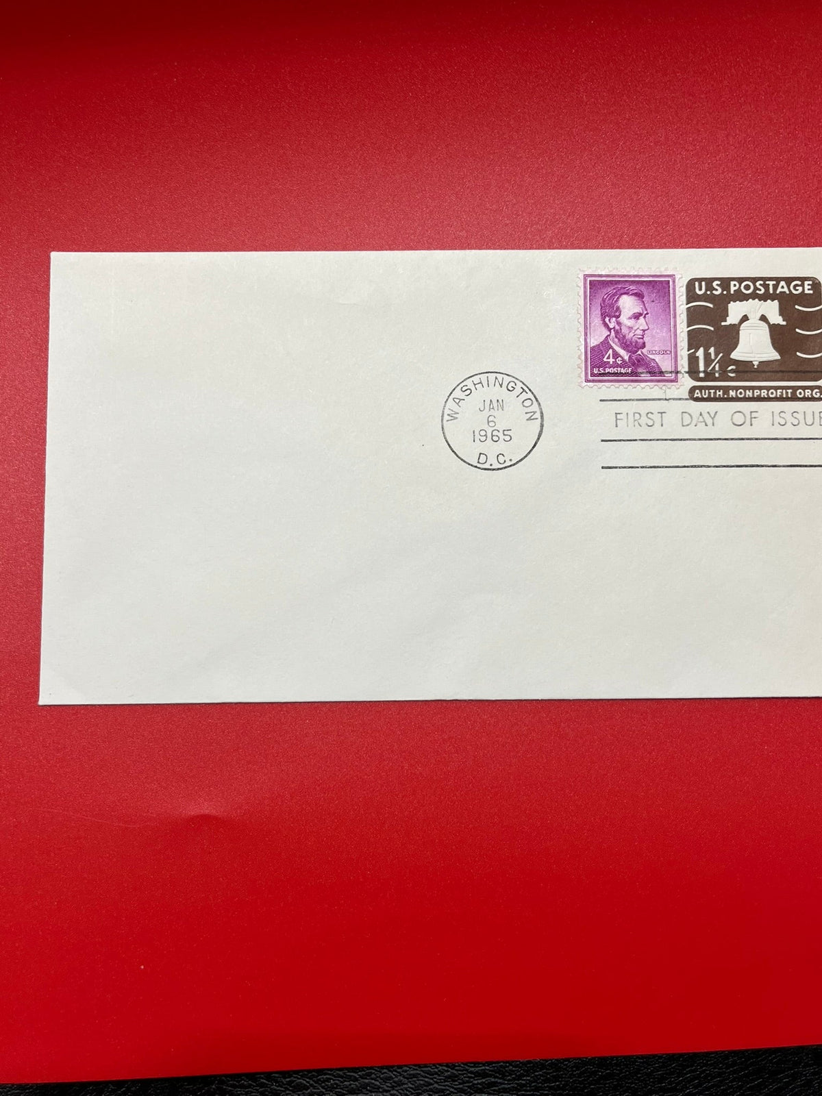 1 1/2c Liberty Bell Cachet FDC