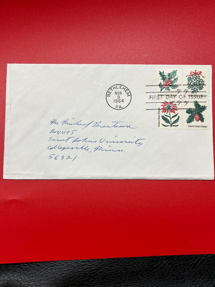 1964 Christmas Set  FDC