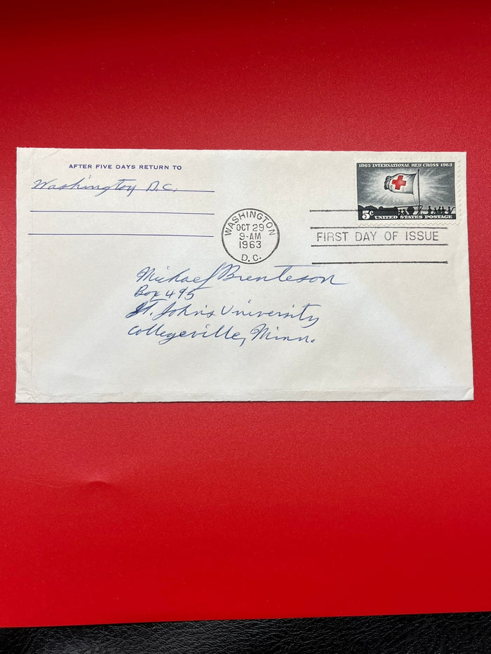 1963 International Red Cross FDC
