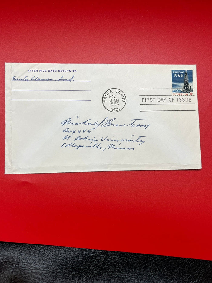 Christmas 1963 FDC