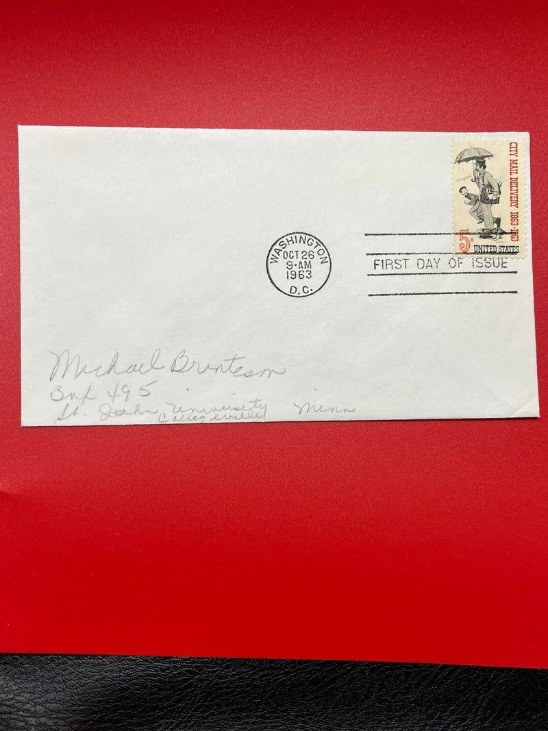 City Mail Delivery  1963 FDC