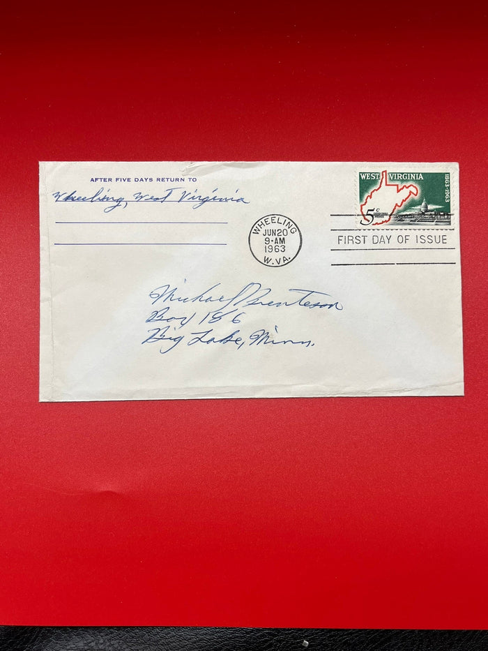 5c  West Virginia FDC.