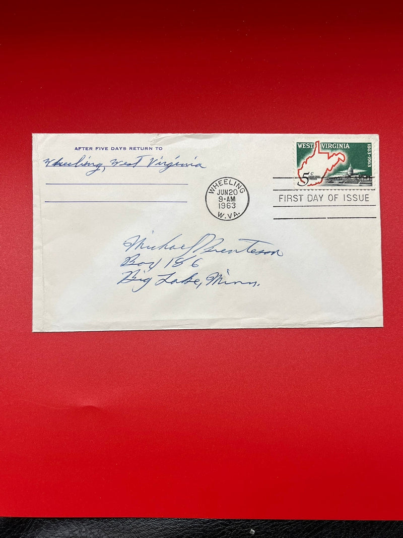 5c  West Virginia FDC.