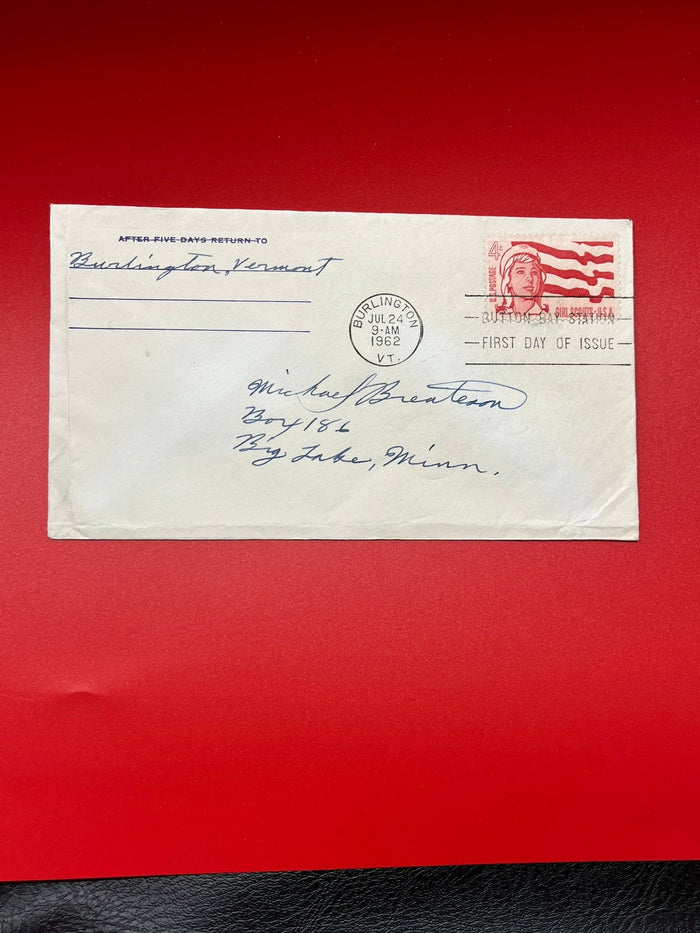 1962 4c Girl Scout FDC.