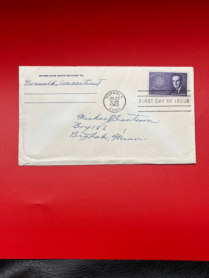 1962 Atomic Energy Ace FDC