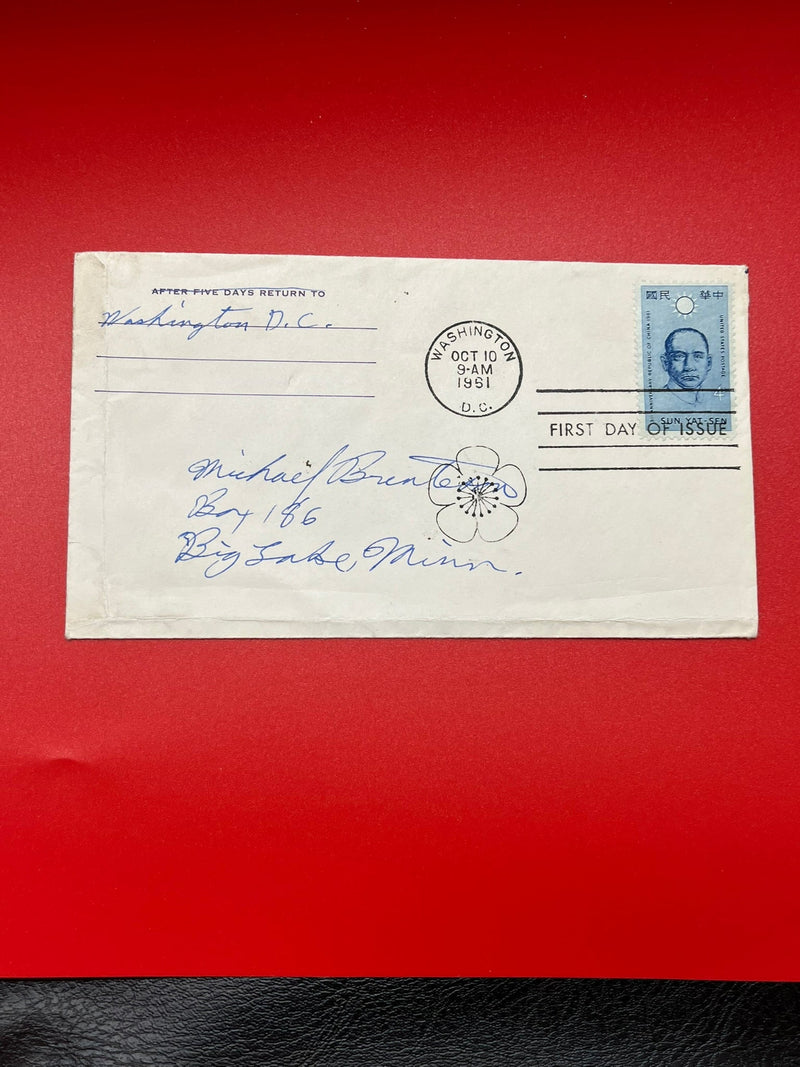 1961 4c Sun Yat Sen FDC