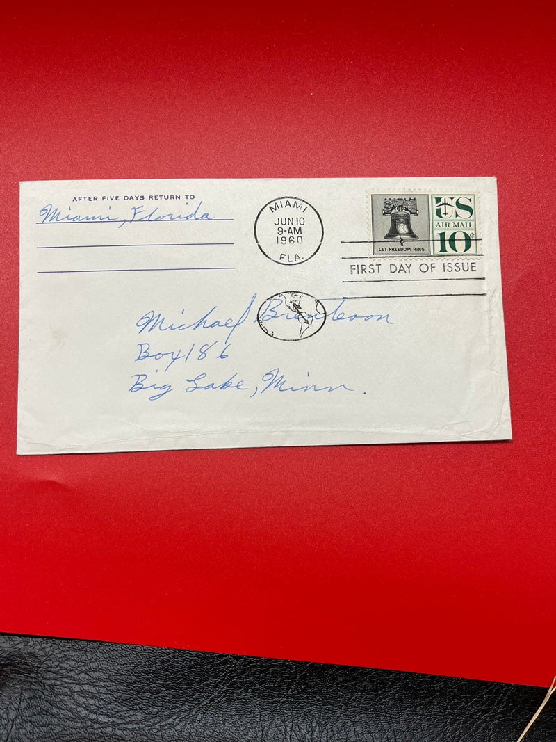 1960 10c Liberty Bell Air Mail FDC