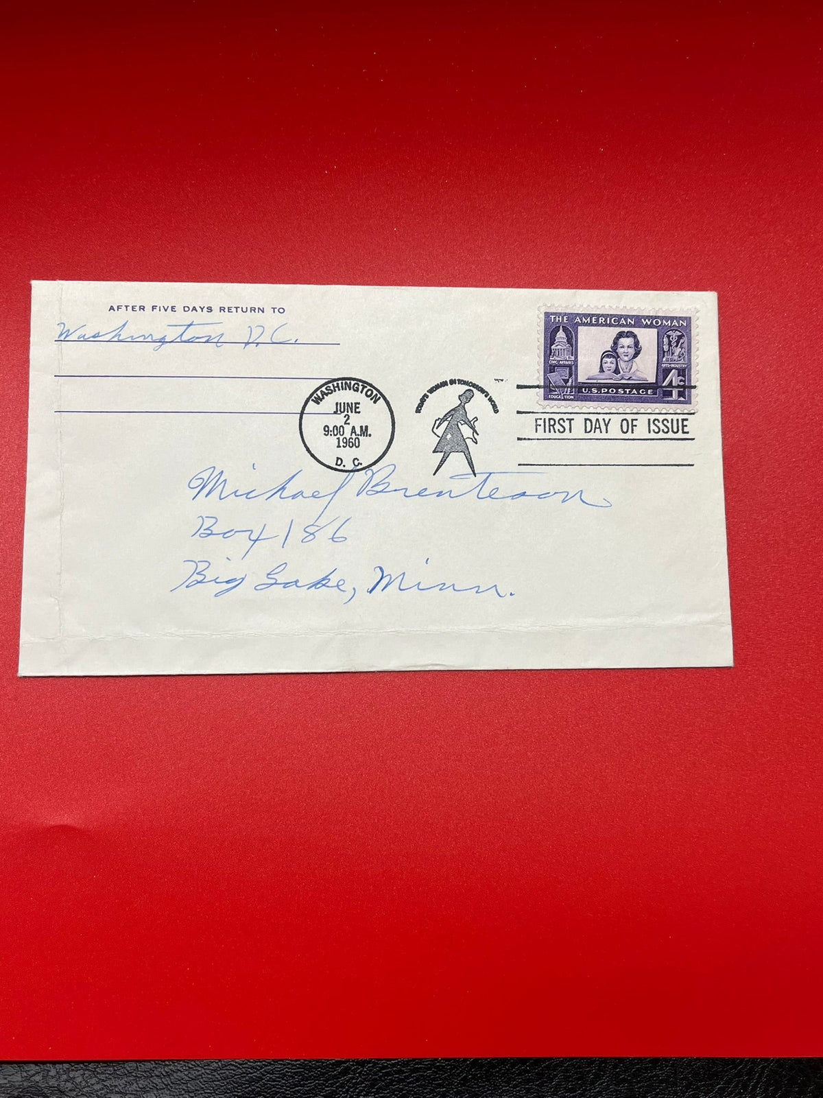 1960 The American Woman FDC