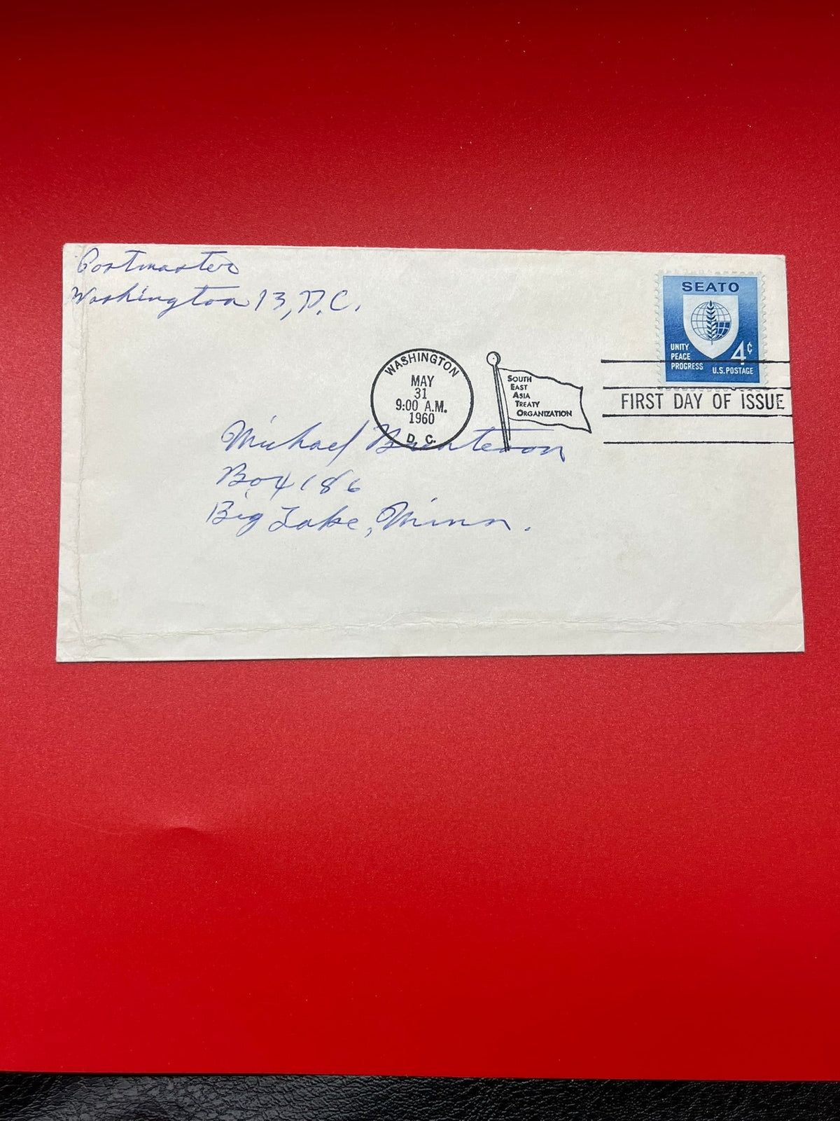 1960 SEATO 4c FDC