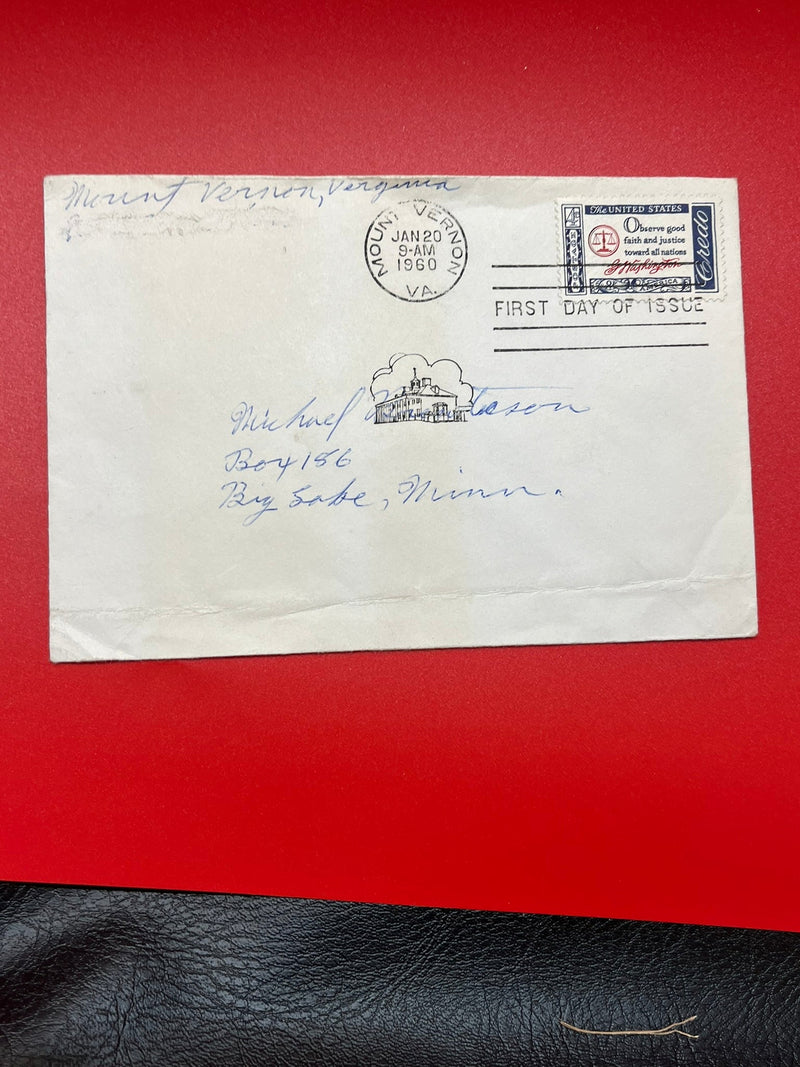 1960 - Washington - "Observe Good Faith and Justice" FDC