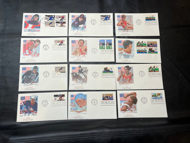 1979-1980 Oloympic FDC set