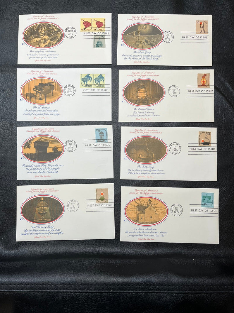 1978 Vignettes of Americana FDC Set.