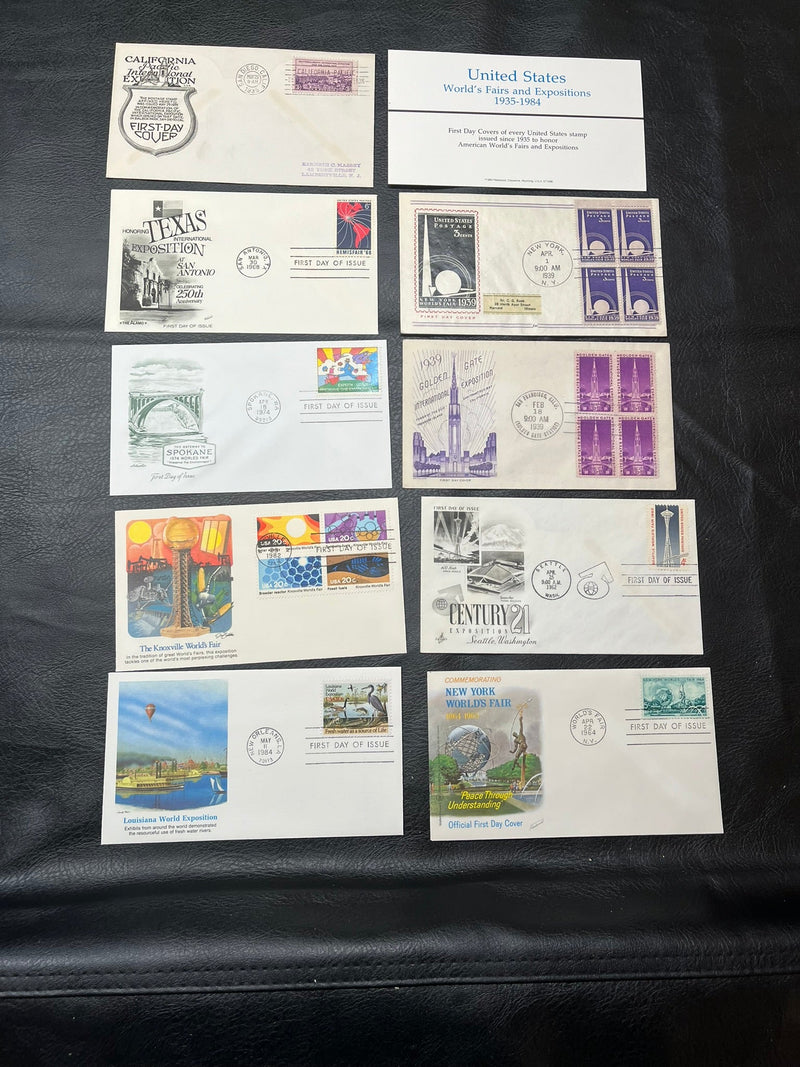 World's Fairs and Expositions  FDC Set