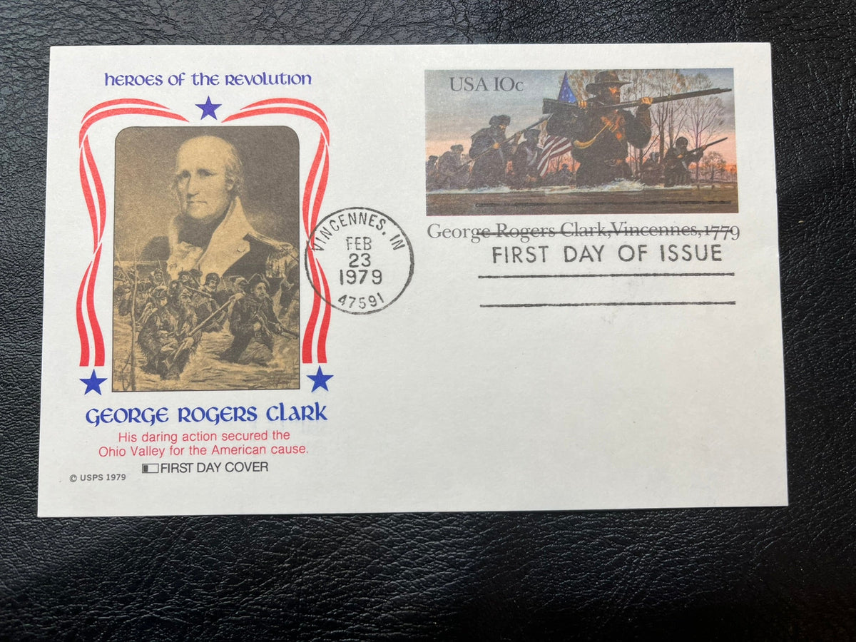 1979 Heroe of the Revolution - George Rogers Clark FDC