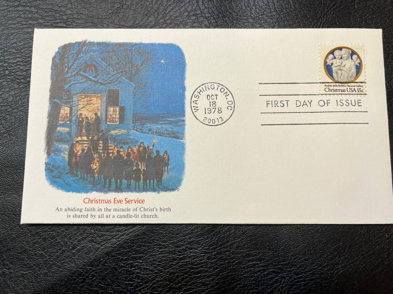 1978  CHRISTMAS EVE SERVICE FDC