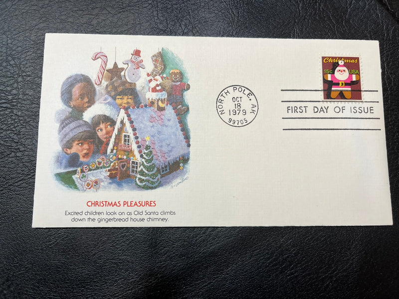1979 Christmas Pleasures  FDC