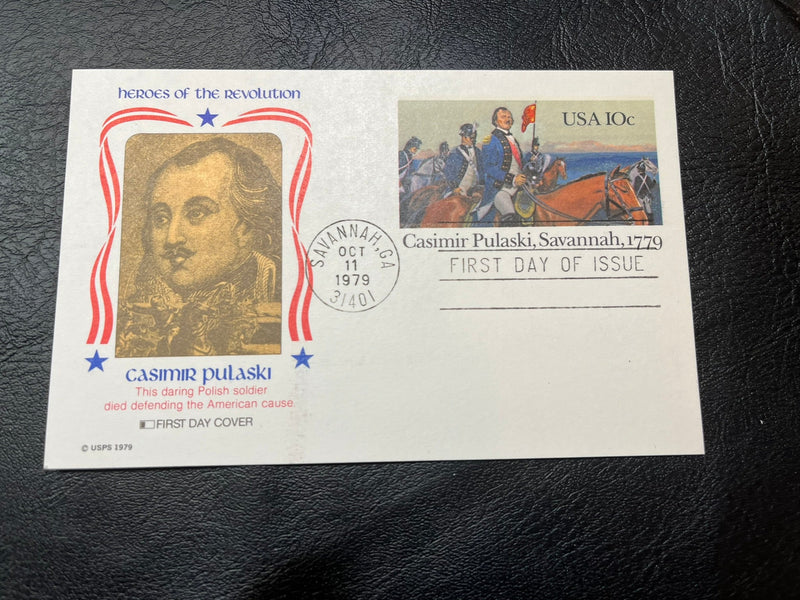 Casmir Pulaski - Hero of the Revolution FDC
